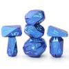 FONVGOGO Metal DND Dice Set - 7 Pcs Unique Cool Polyhedral D and D Dice with Cardboard Box for Dungeon and Dragons, RPG, Tabletop, Role Playing Games (Blue Blue) view 1