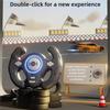 Turborace Interactive Game Set with 200 Challenges, Desktop Car Racing Game with Steering Wheel, Obstacle Avoidance Driving Simulator, Musical Racing Adventure (White) view 4