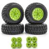 4pcs Replacements 12MM 14MM 17MM for ARRMA Replacmenet for Tamiya Off-Road Vehicle Short Truck RC Car confident(Green) view 1