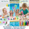 24 Colors Magic Water Gel Kit Refill with 32 Molds,Creative Aqua Fairy Toy Gift from Parents - Relaxing Family Bonding Activity for Birthday Parties & Holidays(12 Solid+6 Glow+4Sparkling+2Pearlescent) view 4