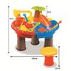 Aramox 22pcs Children Beach Toys Including Safe Tree Shape Beach Table for Indoor and Outdoor Fun view 4