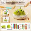 3 in 1 Dinosaur Rocket Launchers for Kids, 3 in One Spinning Musical Jumping Dinosaur Jump Toy, Toss Ring and Stomping Launchs Rocket, Spinning Toy to Jump Over view 2