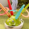 3 in 1 Dinosaur Rocket Launchers for Kids, 3 in One Spinning Musical Jumping Dinosaur Jump Toy, Toss Ring and Stomping Launchs Rocket, Spinning Toy to Jump Over view 4