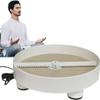 UILMLIO Meditation Sand Table, Automatic Zen Garden, Automatic Sand Table, Electric Desktop Zen Garden, Sands Tray Therapy, Minimalist Plate, 3 Turns/min, for Adults and Children (Black) (White) view 1
