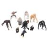 BAFOVY 10PCS Plastic Animal Figures Primate Set Proboscis Orangutan with Detailed Simulation for Kids Education Decor view 1