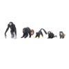 BAFOVY 10PCS Plastic Animal Figures Primate Set Proboscis Orangutan with Detailed Simulation for Kids Education Decor view 2