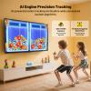 Family Active Play System,Controller-Free AI Motion Game Console with 39 Games, CPC-Certified, Monthly Free Updates, No Subscription, Ideal for Game Nights, Parties & Indoor Exercise view 2