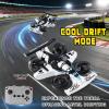2-in-1 Flying Car & Stunt Drone, Racing Drift Aircraft2in1 RC Quadcopter & Flying Car Toys for Age 14 Boys Small Micro Indoor Remote Control Flying Car Toy (White) view 3