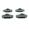 2 pcs Front and Rear Suspension Protection for M-JX 1/10 10208 Accessories Metal Upgrade Parts Kit Rc Model Crawler Car Truck(Dark Grey) view 1
