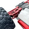 2 pcs Front and Rear Suspension Protection for M-JX 1/10 10208 Accessories Metal Upgrade Parts Kit Rc Model Crawler Car Truck(Dark Grey) view 3
