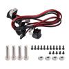 RC Car Light Strips Kit For Axial For SCX10 III For Trx-4 For Trx-6 1/10 Lights Spotlight RC Crawler Car Truck Decoration Parts Red Light view 2