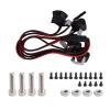 RC Car Light Strips Kit For Axial For SCX10 III For Trx-4 For Trx-6 1/10 Lights Spotlight RC Crawler Car Truck Decoration Parts Red Light view 3