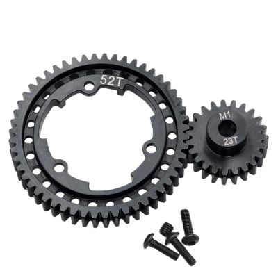 46/50/52/54T Spur Gear M1.0 6447 6449 23T Motor Gear for Traxxas 1/5 for X-Maxx 1/7 RC CarParts confident(52T)