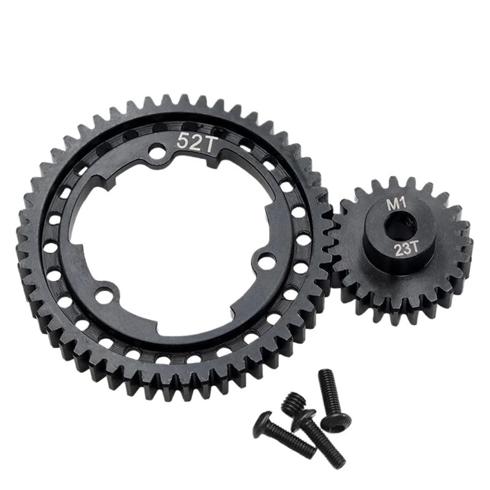 46/50/52/54T Spur Gear M1.0 6447 6449 23T Motor Gear for Traxxas 1/5 for X-Maxx 1/7 RC CarParts confident(52T)