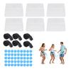 Joymirat 6 PC Swing Ball Game Set for Party Gatherings, Novelty Twerk Game Include Clear Boxes & 50 Blue Balls, Twerk Pong Activities for Adult Indoors Outdoors Party view 1