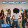 Joymirat 6 PC Swing Ball Game Set for Party Gatherings, Novelty Twerk Game Include Clear Boxes & 50 Blue Balls, Twerk Pong Activities for Adult Indoors Outdoors Party view 4