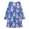 Aflyko Skater Dress Poodle Ballet Dancer Cute Cute Girl Casual Wear Relaxed Fit Holiday Costume Festive Lovely Birthday Present, 9-10Y Multicoloured view 4
