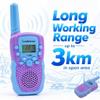 LOUKIENE Walkie Talkies for Kids 22 Channels 2 Way Radio Toy, Toys for 3-12 Year Old Boys Girls, with Backlit LCD Flashlight, 3 Kilometer Range for Outside, Camping, Hiking (1 Pair, Purple Blue) view 3