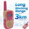 LOUKIENE Walkie Talkies for Kids 22 Channels 2 Way Radio Toy, Toys for 3-12 Year Old Boys Girls, with Backlit LCD Flashlight, 3 Kilometer Range for Outside, Camping, Hiking (1 Pair, Yellow Pink) view 3
