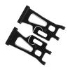 1 Pair RC Rear Lower Suspension Arms, Aluminum Alloy Swing Arm Replacement for MJX 14210 14209 1/14 Remote Control Car, Durable RC Car Suspension Arm with Secure Pins and Screws, S (Black) view 3