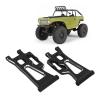 1 Pair RC Rear Lower Suspension Arms, Aluminum Alloy Swing Arm Replacement for MJX 14210 14209 1/14 Remote Control Car, Durable RC Car Suspension Arm with Secure Pins and Screws, S (Black) view 4