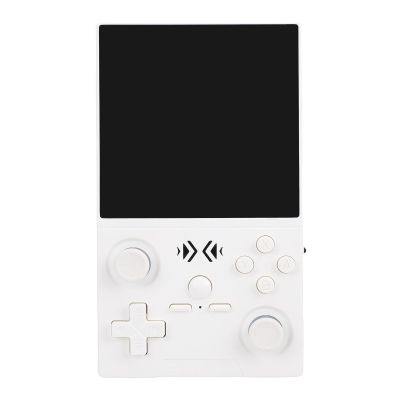 Handheld Game Console Retro Gaming Console Rechargeable Handheld Retro Game WiFi Support for 4 Inch Screen (White)