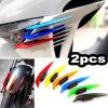 side Fairing Cover 1Pair Motorcycle Front Fairing Winglets Side Spoilers Dynamic Wing Sticker Motorbike Decoration Winglet Moto Accessories view 2