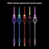 Fire Spin Sword Double-Edged Lightsaber with Retractable Blades, 7-Color LED, Sound Effects & 360 Rotation, USB-C Rechargeable Toy for Role Play and Collection view 4