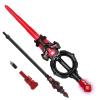 Fire Spin Sword Double-Edged Lightsaber with Retractable Blades, 7-Color LED, Sound Effects & 360 Rotation, USB-C Rechargeable Toy for Role Play and Collection view 1
