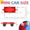8PCS Magnetic Tiles Mini Cars Construction Set Compatible with Mini & Major Tiles, Magnet Car Easter Toys for 3+ Year Old Boys Girls Kids,STEM Educational Portable Travel Toys for Airplane,Car Play view 3