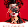 BESPORTBLE Japanese Cat Cosplay Mask, Hand-painted Halloween Cat Half Mask for Masquerade, Party And Stage Prop view 4