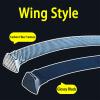 XFYBF Car Rear Trunk Spoiler, Compatible with BAOJUN 330 610 E200 RC-5, Rear Trunk Spoiler, C Wings Carbon view 2