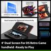 Novabored RG DS Dual Screens Handheld Game 20+ Emulaters 10K+ Games Preloaded 4-inch IPS 640 * 480 Android 14 RK3568 Quad-core 64-bit 4000mAh Electronic Game Handheld (Black & Crimson Red-256GB) view 4