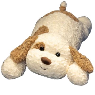 NASSMOSSE Stuffed Animal Dog 18in Adorable Lying Puppy Stuffed Animal Soft Companion Cuddly Dog Stuffy for Kids Adults