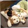 NASSMOSSE Stuffed Animal Dog 18in Adorable Lying Puppy Stuffed Animal Soft Companion Cuddly Dog Stuffy for Kids Adults view 3