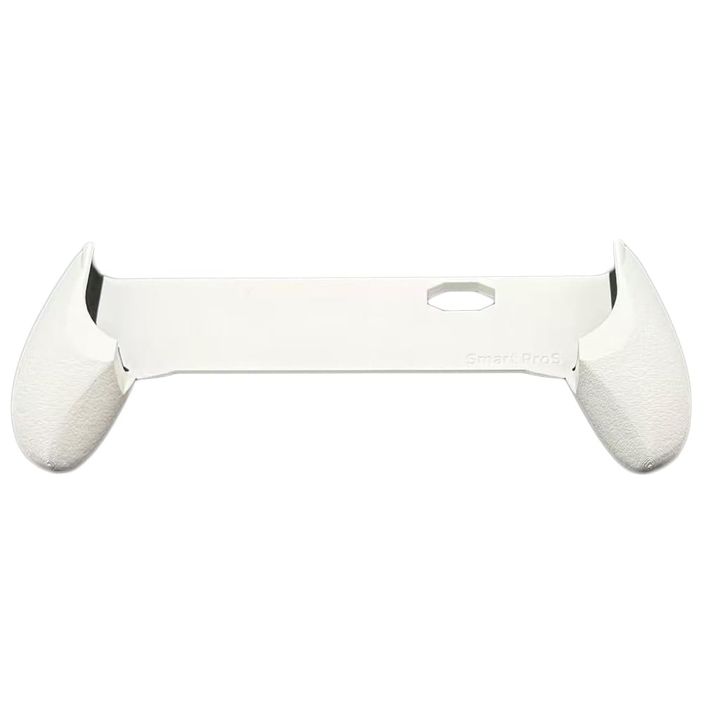 Ergonomic 3D Printed Grip Cover for TRIMUI Smart Pro S Game Console Protective Handle Case Improving Grip Comfort and Stability Excellently Suitable for Playing Fighting and Action (White)