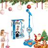 Kids Microphone with Stand, Kids Karaoke Machine, Built-in Music, Colorful Lights, Echo Effects, Unleash Children's Potential Cultivate Their Self-Confidence (Blue) view 1