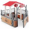 Owddddtnxc Horse Stable Playset Pavilion 7.3x5.5x6.3'' Plastic Horse Barn Playset Pavilion Imaginary & Creative Educational Toys Accessories for Lovers view 1