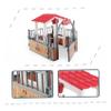 Owddddtnxc Horse Stable Playset Pavilion 7.3x5.5x6.3'' Plastic Horse Barn Playset Pavilion Imaginary & Creative Educational Toys Accessories for Lovers view 4