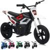 24V Kids Electric Dirt Bike, 350w Motorcycle with 10 MPH Max Speed & 12-Mile Range,Rear Wheel Suspension, Twist Grip Throttle, Rubber Tires view 1