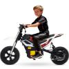 24V Kids Electric Dirt Bike, 350w Motorcycle with 10 MPH Max Speed & 12-Mile Range,Rear Wheel Suspension, Twist Grip Throttle, Rubber Tires view 4