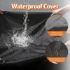 Onlyme Outdoor Playhouse Cover for Kids, Heavy Duty Oxford Fabric Sun Protection Cover for Outside Playhouse, Easy On with Side Zipper, 33.7 x 53.3 x 49.8 Inches (Black) view 2