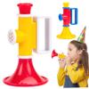 2Pcs Trumpet Toy, ABS Plastic Trumpet for Kids, Sound Teaching Tool 5x3 Portable Instrument with 2 Sound Effects, Educational Musical Instruments for Boys Girls view 1