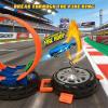 Race Car Track Set for Kids Ages 3-8Transformable Tire Storage & Portable Handle into Race Course, Racing Toy Playset Birthday Gift for Kids Boys Girls view 3