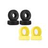 INJORA S4 1.3" 68 * 24mm Tires and Silicone Rubber Inserts for 1/18 1/24 RC Crawlers Upgrade view 1
