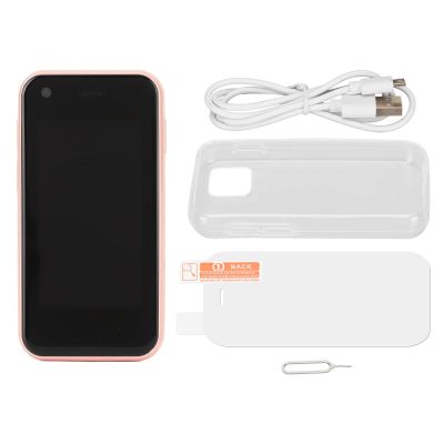 GOWENIC Mini Smartphone, 2.5 Inch Unlocked 3G Phone 1GB RAM 8GB ROM Quad Core Dual SIM HD Camera, with Lightweight Aviation Plastic Body, for Kids and Travel Backup (Roseate)