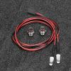 Acouto RC LED Headlights Red - 2PCS 5mm Headlights RC Accessory LED Lights 1/ Model Drift Car Vehicle - Car Light - Toys & GamesRemote & App Controlled Vehicles (No. 9 Light White) view 4