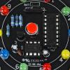 SHYYOULQE Multicolor LED Electronic Roulette Circuit Board for Assembly and Educational Learning Shake Activated Wheel view 3
