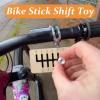 Bicycle Gear Shifting Toy, Bike Stick Shift Toy, Gear Shifter Fidget, 13-Speed R Simulation, Add Playful to Your Ride, Perfect for Bicycle Riders Fidget Gifts (2PCS) view 2