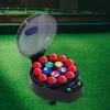 Automatic Billiard Ball Cleaner Machine for 16 Balls, 180W 2000RPM Commercial Pool Ball Washer Polisher with Auto-Opening Lid, LCD Display for Billiard Hall, Home Game Room, Bar & Club (Black) view 2